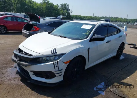 2017 Honda Civic Ex-T from USA, damaged, VIN 2HGFC1F31HH638100